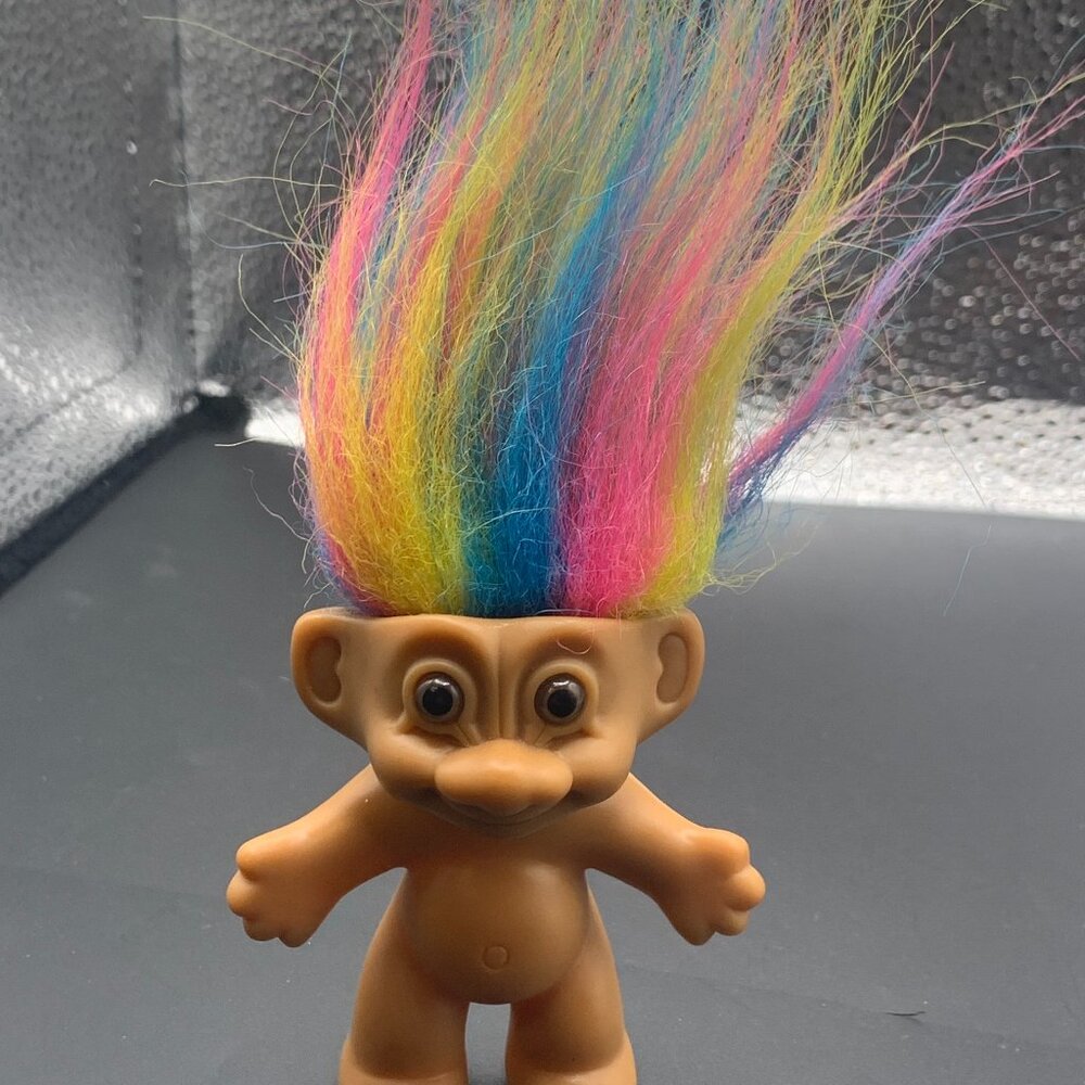 Rainbow Hair Russ Troll 5" LOOSE SELLING AS IS